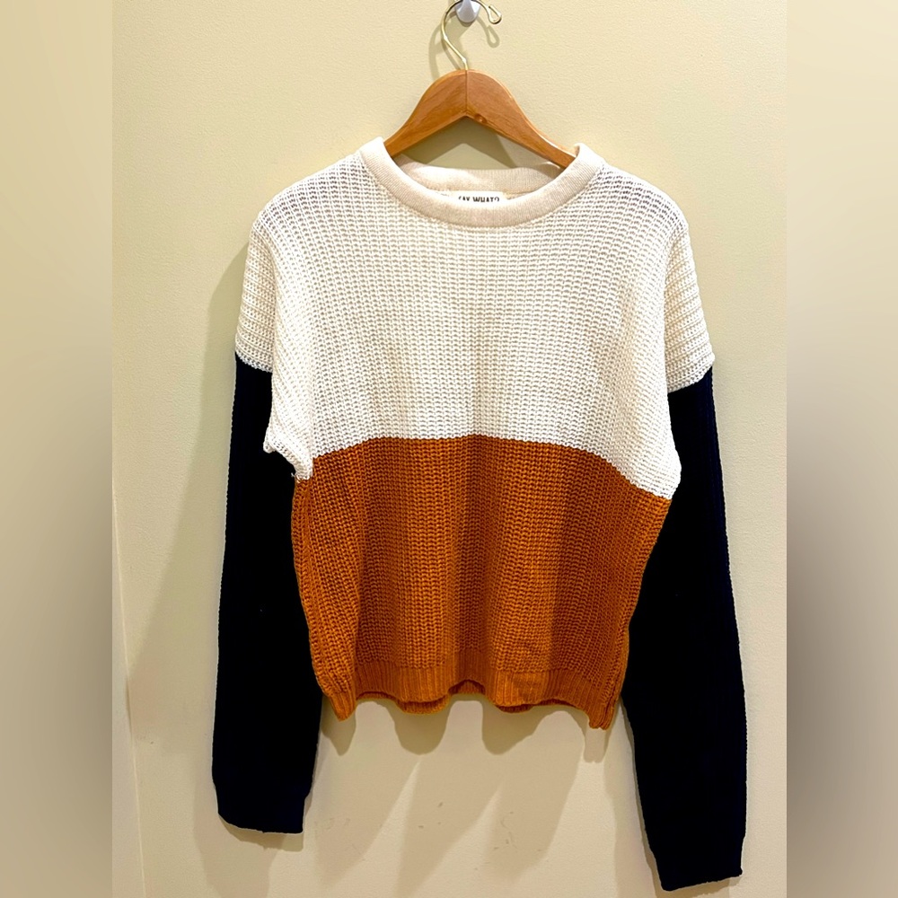 Cozy warm sweater for autumn